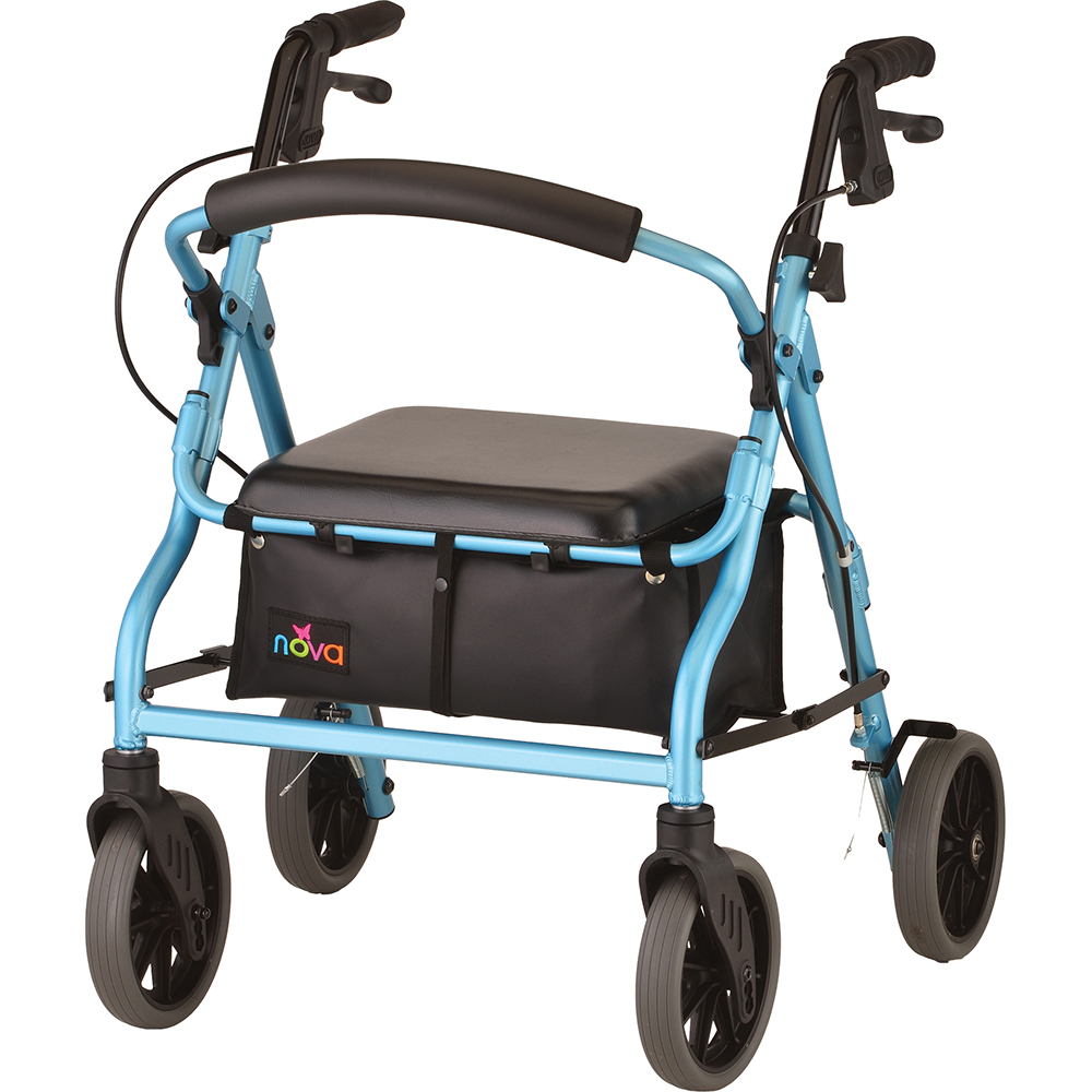 Click to view ZOOM 18 ROLLING WALKER SKYBLUE